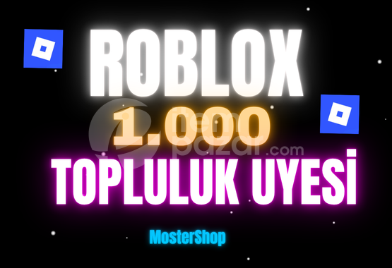 ⭐ROBLOX 1.000 TOPLULUK ÜYESİ ( 15G )