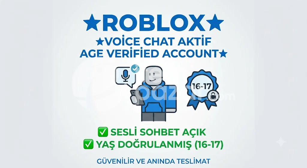 ROBLOX 21+ VOİCE CHAT AKTİF MAİL DEĞİŞEN
