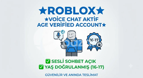 ROBLOX 21+ VOİCE CHAT AKTİF MAİL DEĞİŞEN