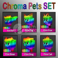 Roblox Murder Mystery 2 (MM2) Chroma Pet Set