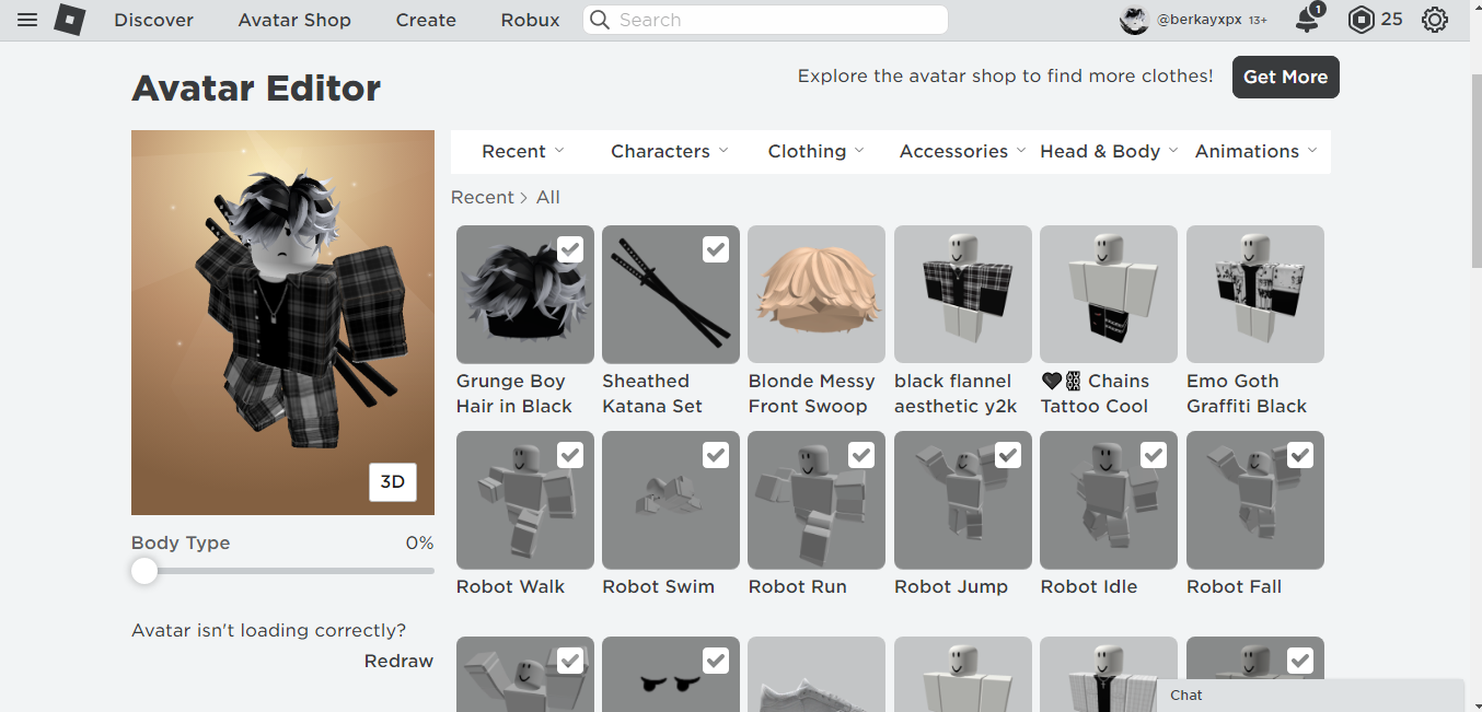 Roblox Özel Karakter Hesap