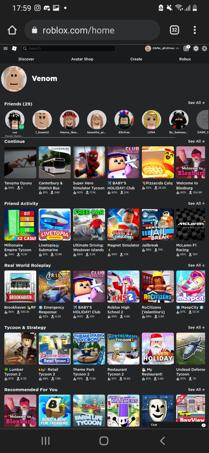 Roblox Robuxlu Hesap