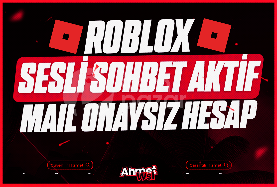 ⭐ROBLOX VOİCE CHAT AÇIK HESAP