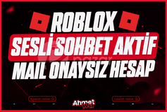 ⭐ROBLOX VOİCE CHAT AÇIK HESAP