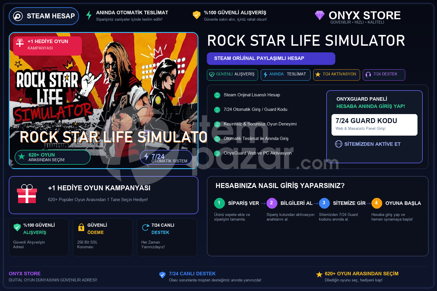 Rock Star Life Simulator Garantili + Hediye