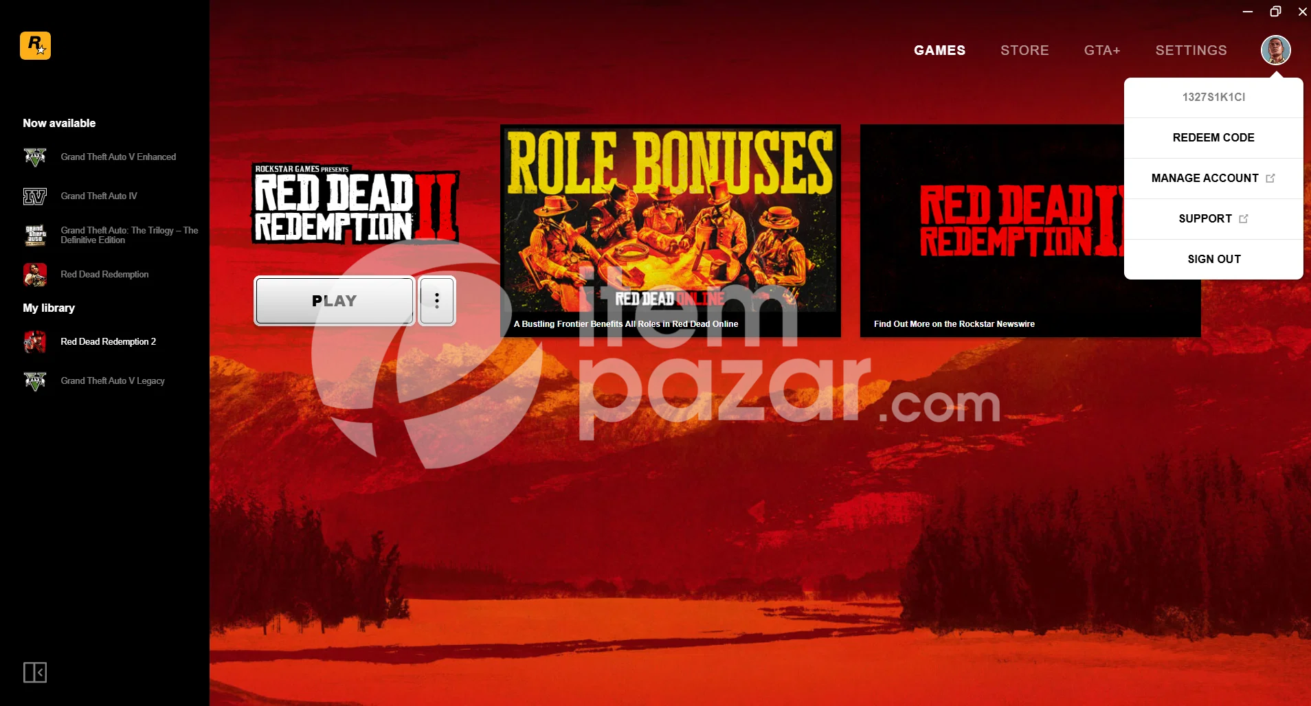 Rockstar Games Hesabı - Red Dead Redemption 2