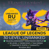 RU 40K+ MÖ 30 Level Unranked Hesap