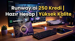 RUNWAY.AI HAZIR HESAP | 250 KREDİ TANIMLI