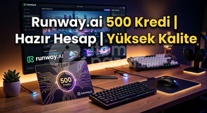 RUNWAY.AI HAZIR HESAP | 500 KREDİ TANIMLI