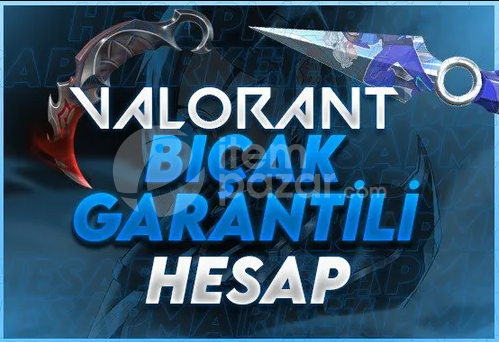  100 % Bıçak Garantili hesap 