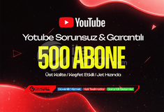 Garantılı - Youtube 500 Abone 