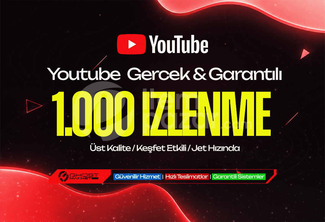 Garantılı - Youtube 1.000 İzlenme