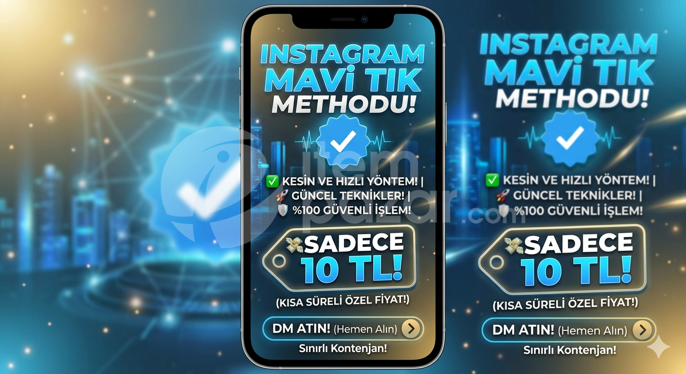 SADECE 10 TL'YE MAVİ TİK METODU!
