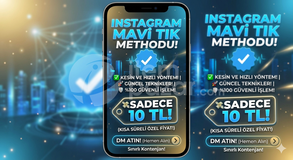 SADECE 10 TL'YE MAVİ TİK METODU!