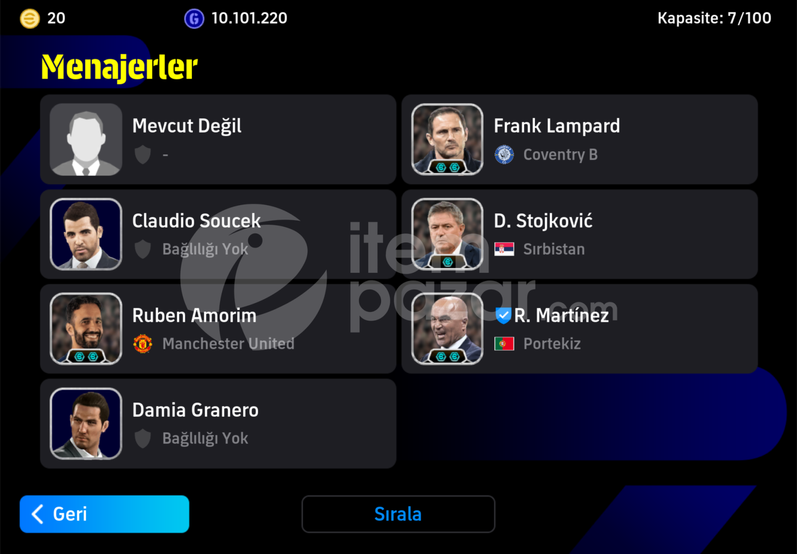 3265KG TEK BAĞ 109 Best 109 Hazard 107 Thuram!
