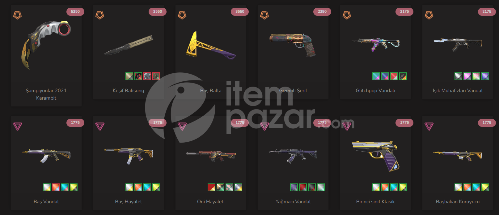 Şampiyonlar 2021 Karambit garantili hesap