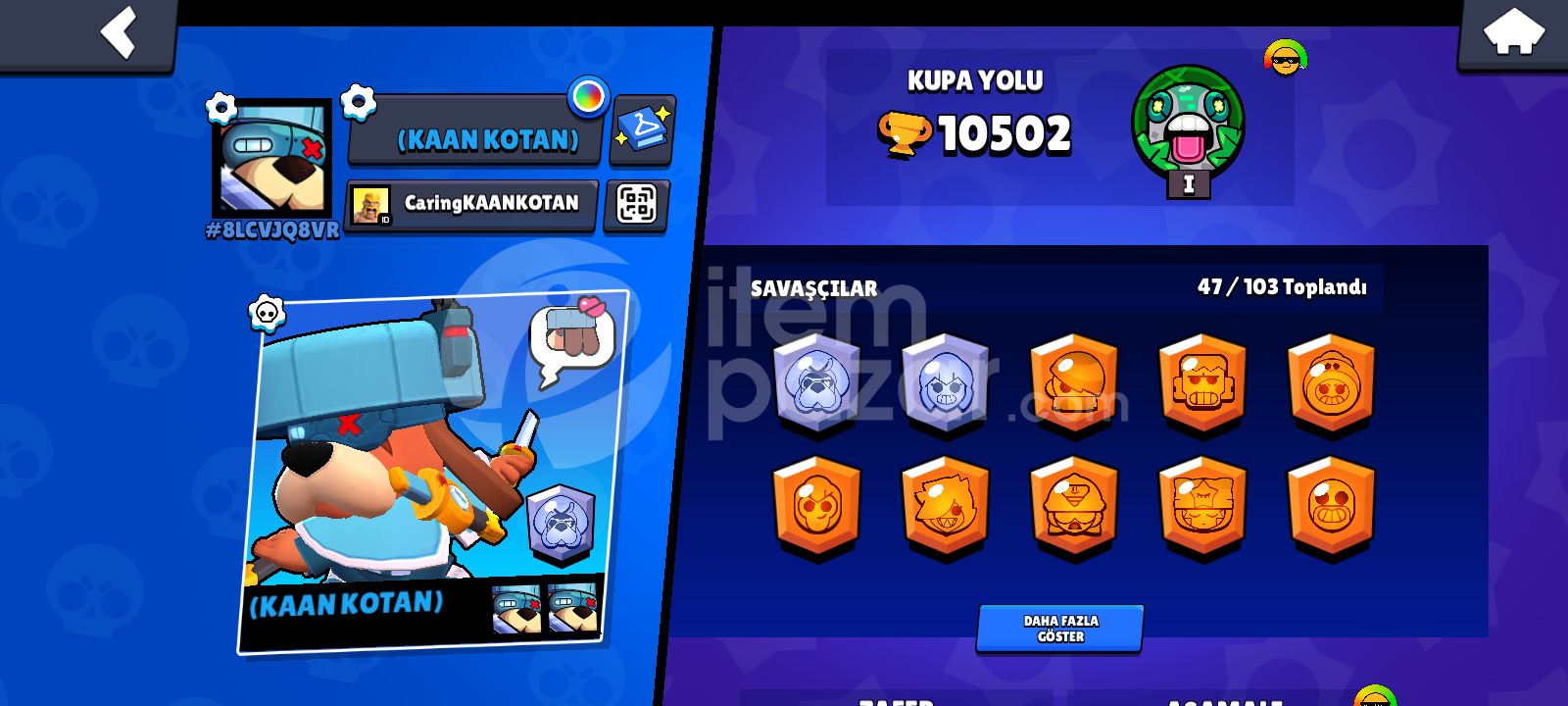 Samuray rufflu hesap 10 k