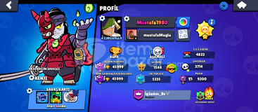 satılık Brawl Stars hesabı