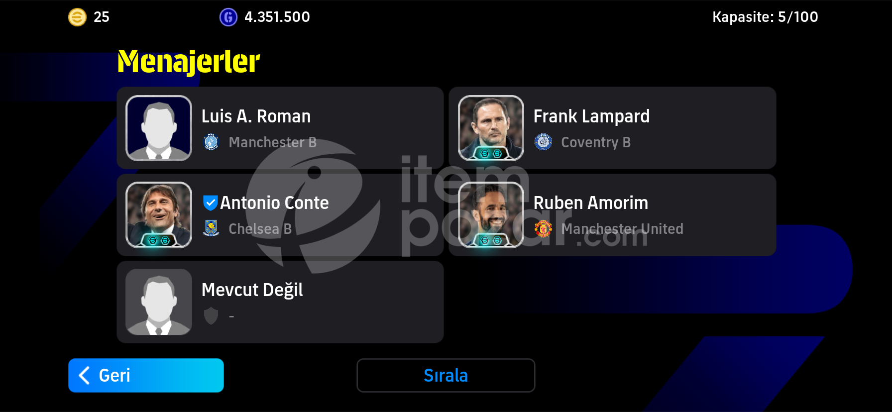 SATILIK E FOOTBAL HESABI