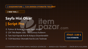 Sayfa Hizi Olcer | Script Pro | #054