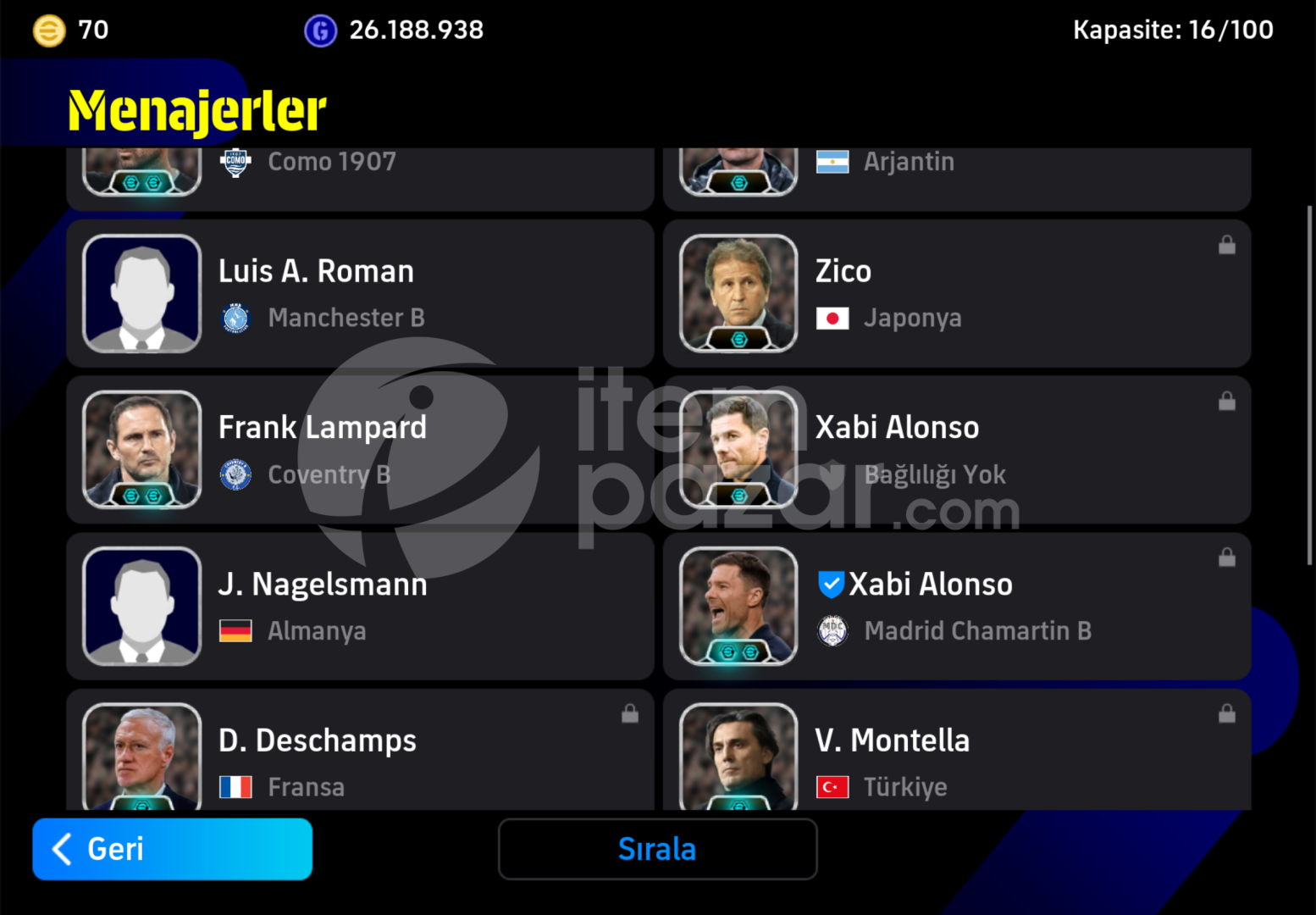 PES21 ICON KADRO + 3275KG 109 MALDİNİ 107 KVARA