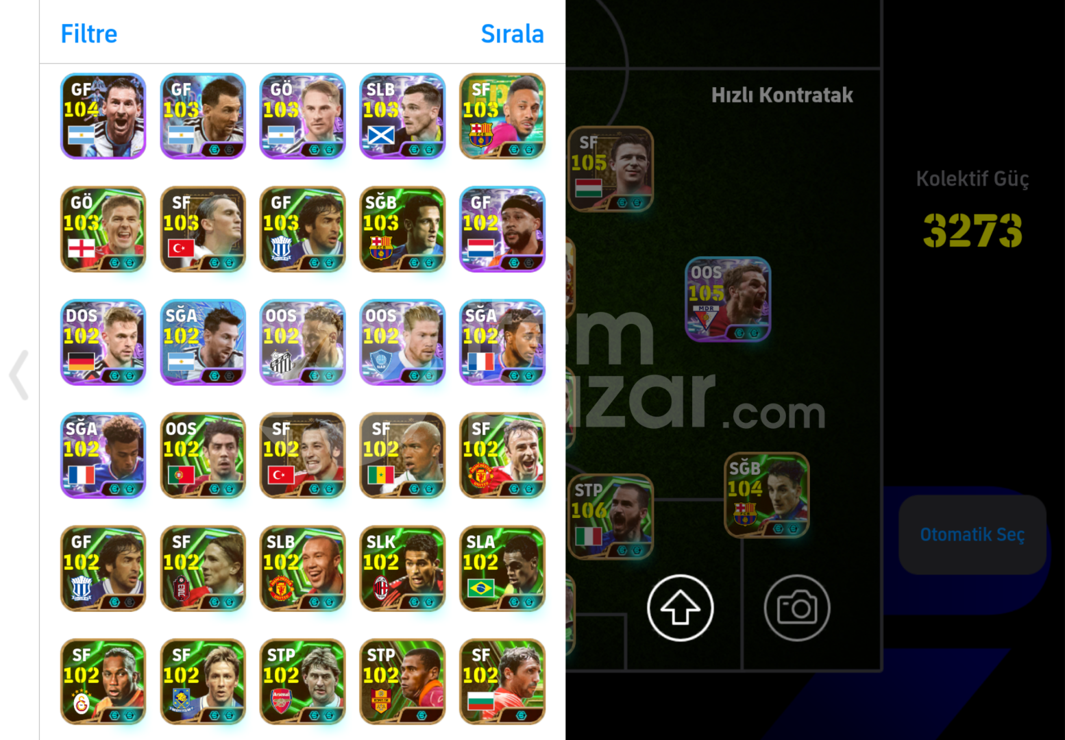 3275KG TEK BAĞ 110 MESSİ 108 TOTTİ 104 DEMBELE!