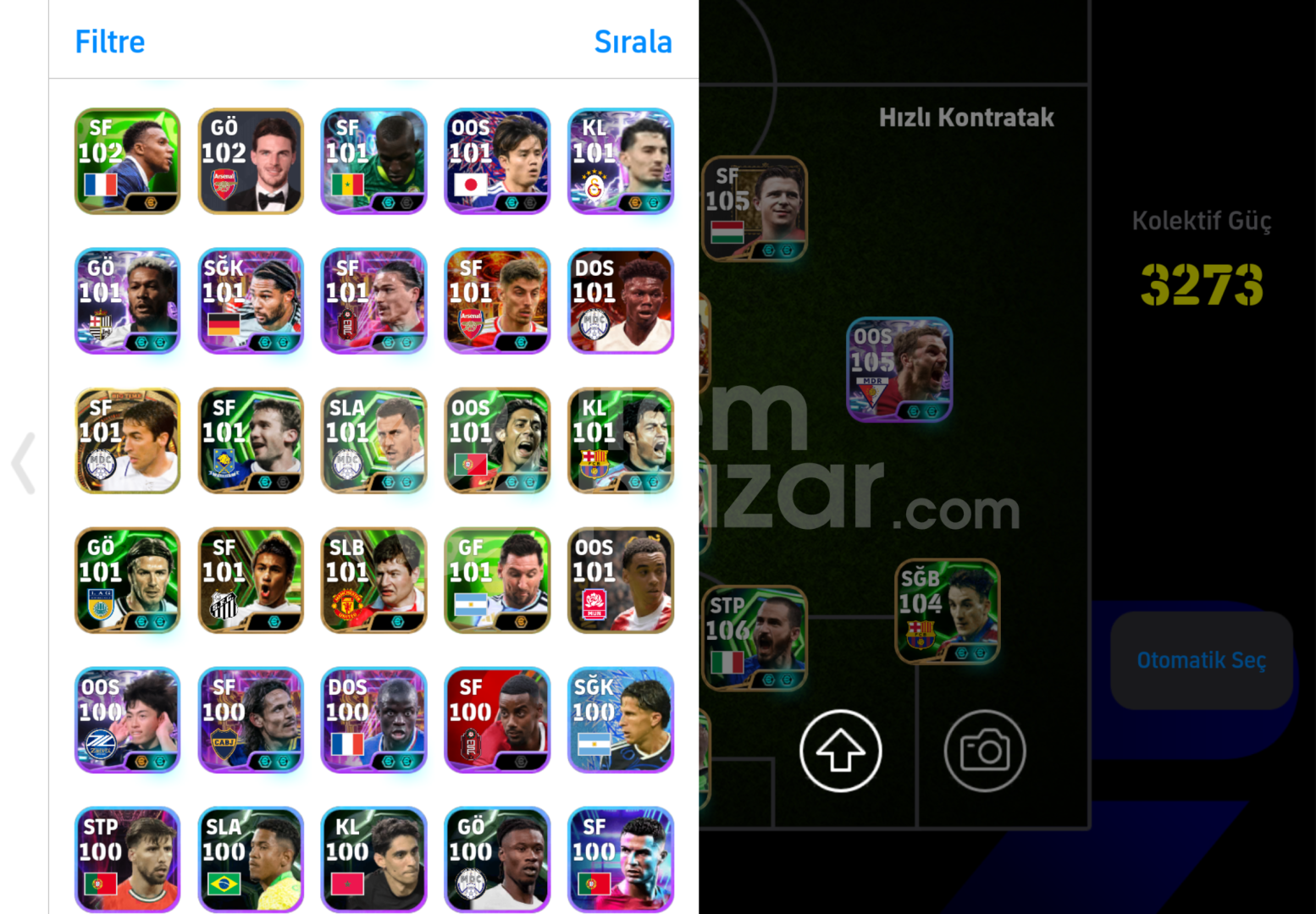 3275KG TEK BAĞ 110 MESSİ 108 TOTTİ 104 DEMBELE!