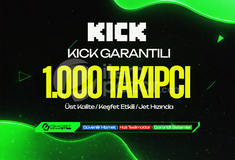 Garantılı - Kick 1.000 Takipçi