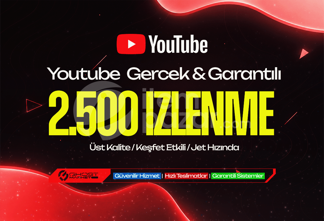 Garantılı - Youtube 2.500 İzlenme
