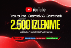 Garantılı - Youtube 2.500 İzlenme