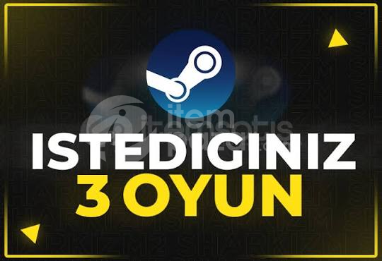 Seçtiğiniz 3 OYUN+GARANTİ 20 TL