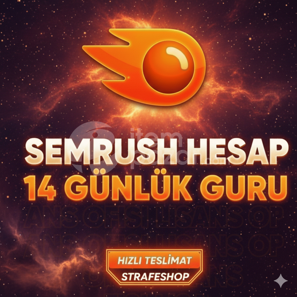 Semrush Guru 14 Günlük + KİŞİSEL OTO TESLİM