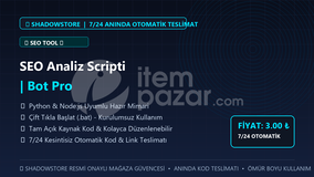 SEO Analiz Scripti | Bot Pro | #051