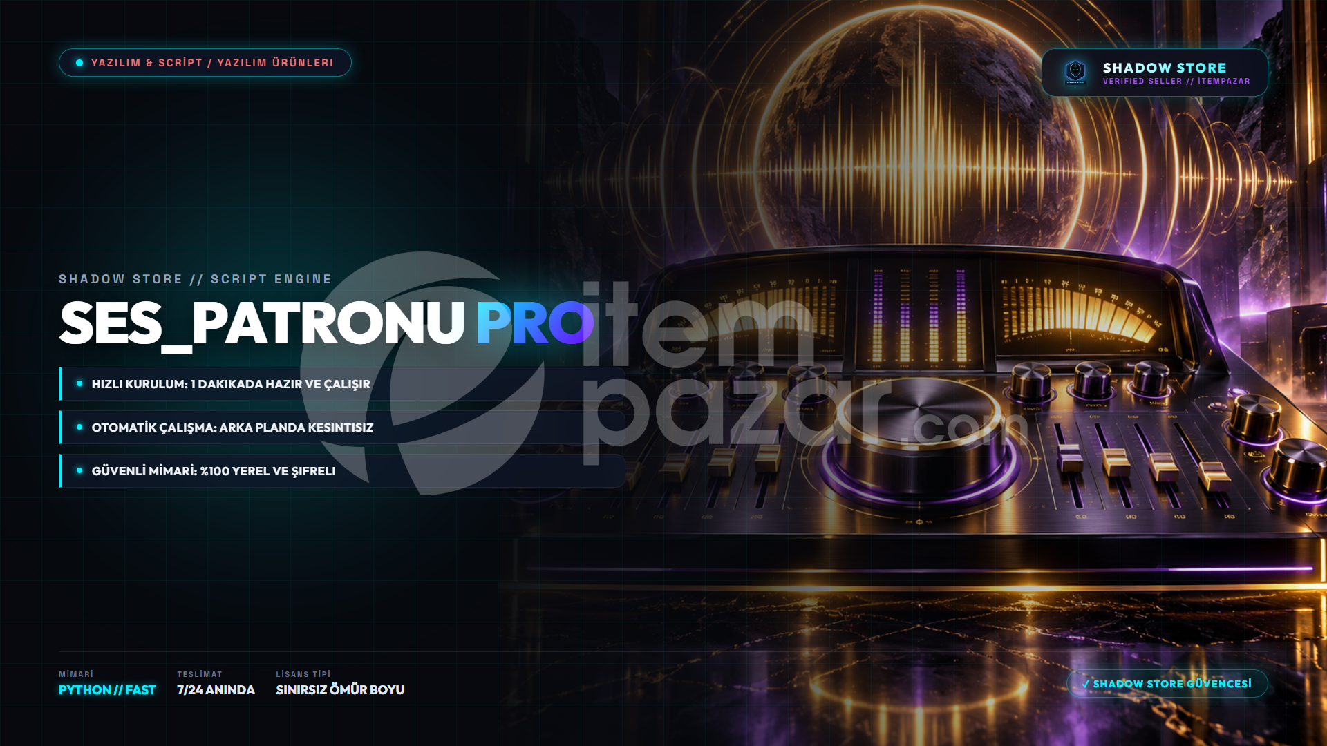 SesPatronu Pro | Akıllı Ses