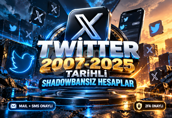⭐SHADOWBANSIZ⚡ TWİTTER 2007-2025 HESAPLAR