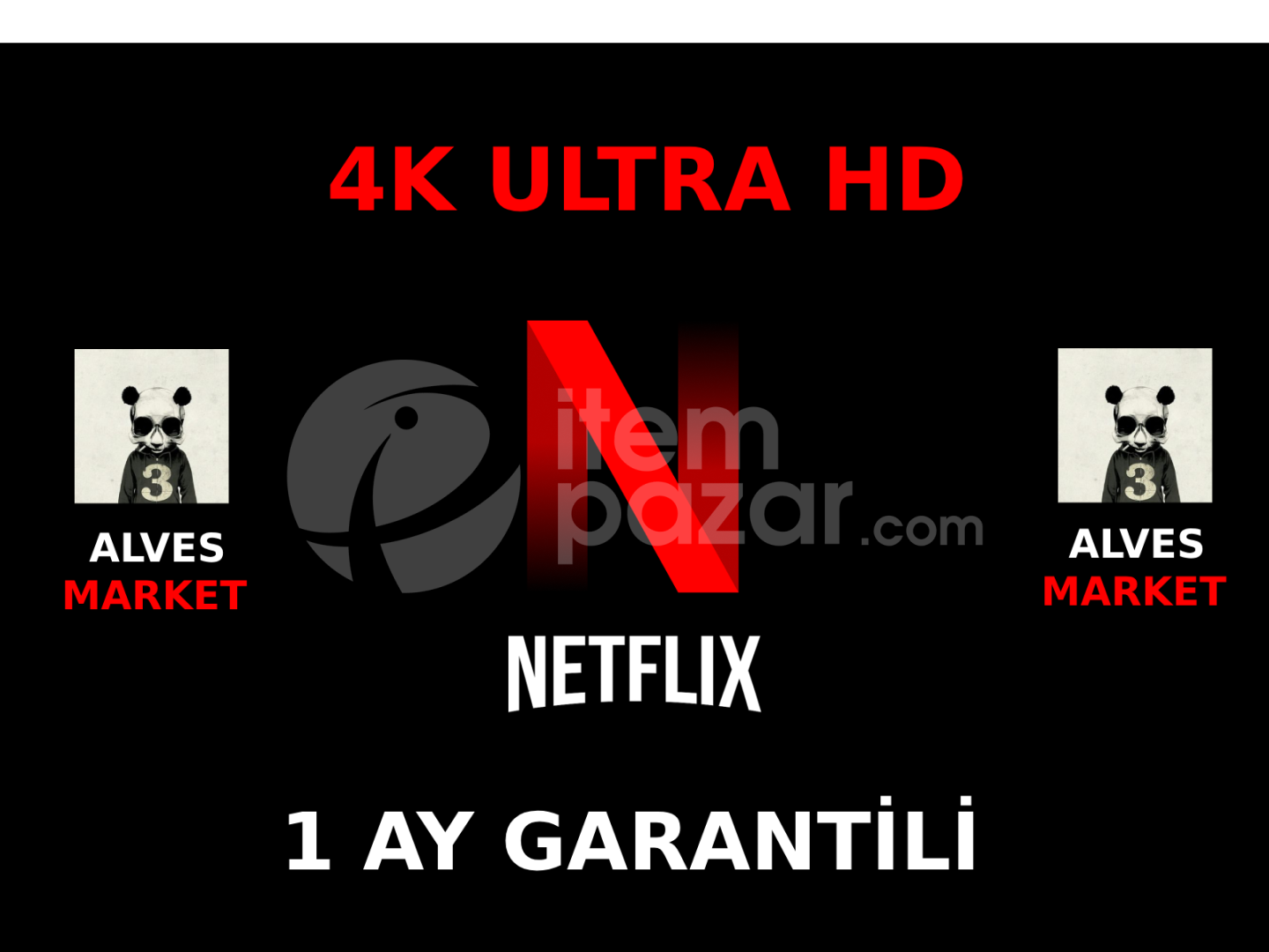 #İNDİRİM 4K ULTRA HD NETFLİX + 1 Ay Garantili