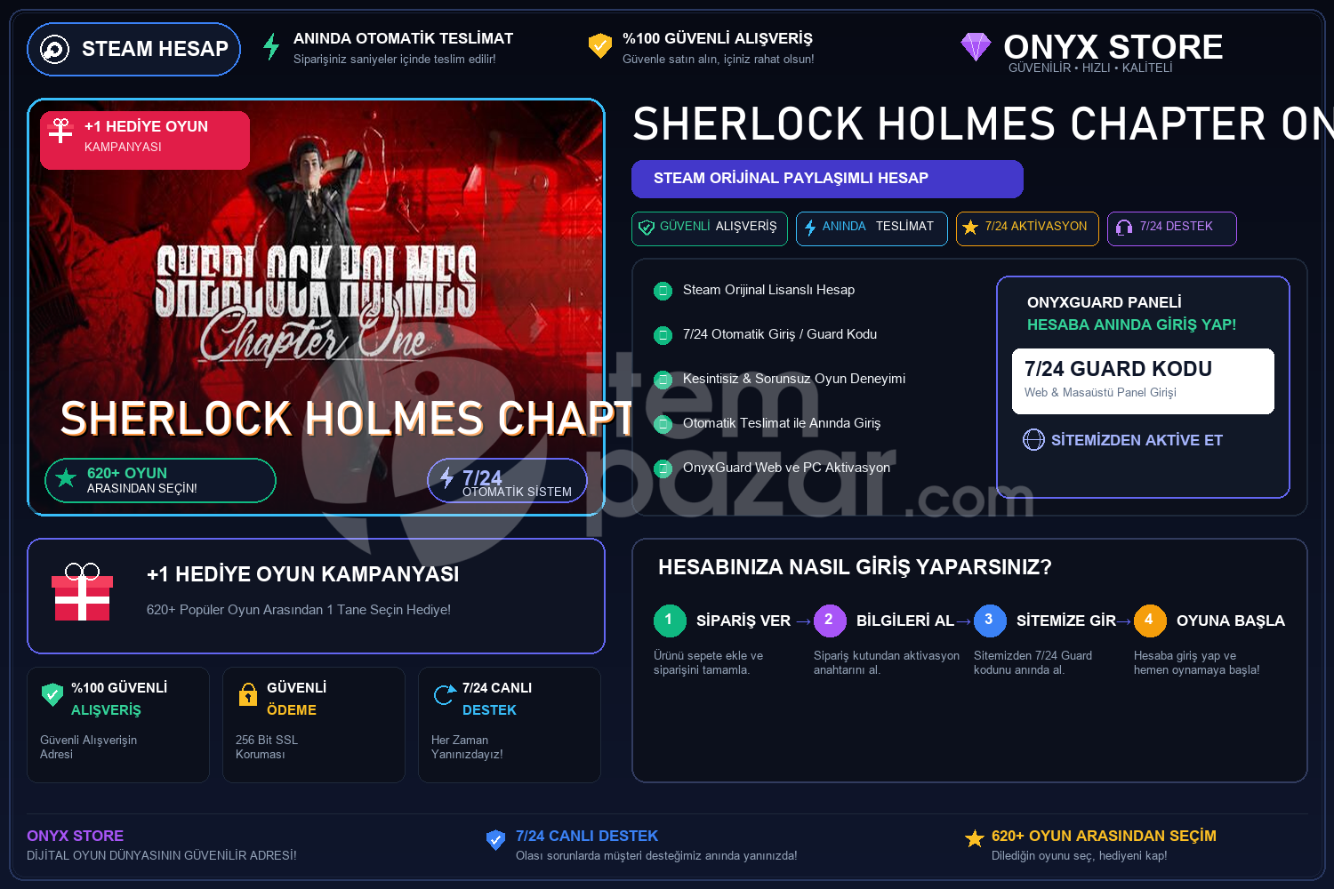 Sherlock Holmes Chapter One Garantili + Hediye