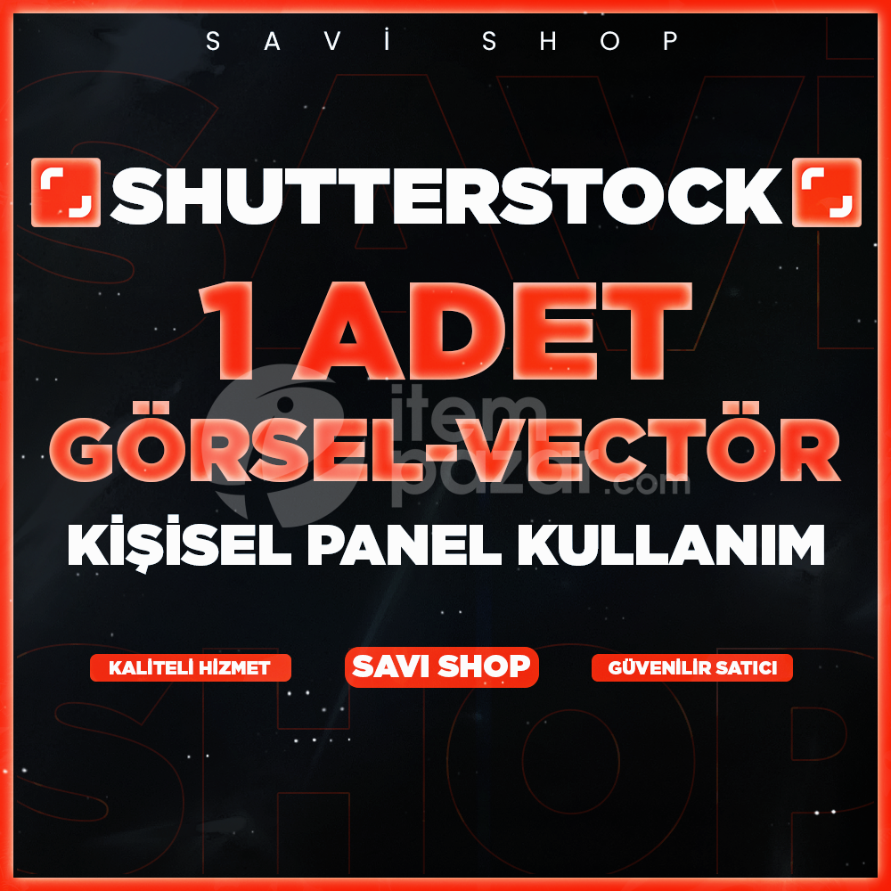 SHUTTERSTOCK 1 ADET GÖRSEL-VEKTÖR