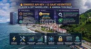 SINIRSIZ API KEY | 12 SAAT KESİNTİSİZ | CLAUDE