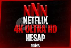 SINIRSIZ GARANTILI 1 AYLIK NETFLIX 4K HESAP