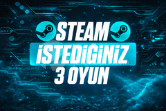 [SINIRSIZ] İstediğiniz 3 Oyun+ GARANTİLİ