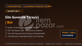 Site Guvenlik Tarayici | Bot | #059