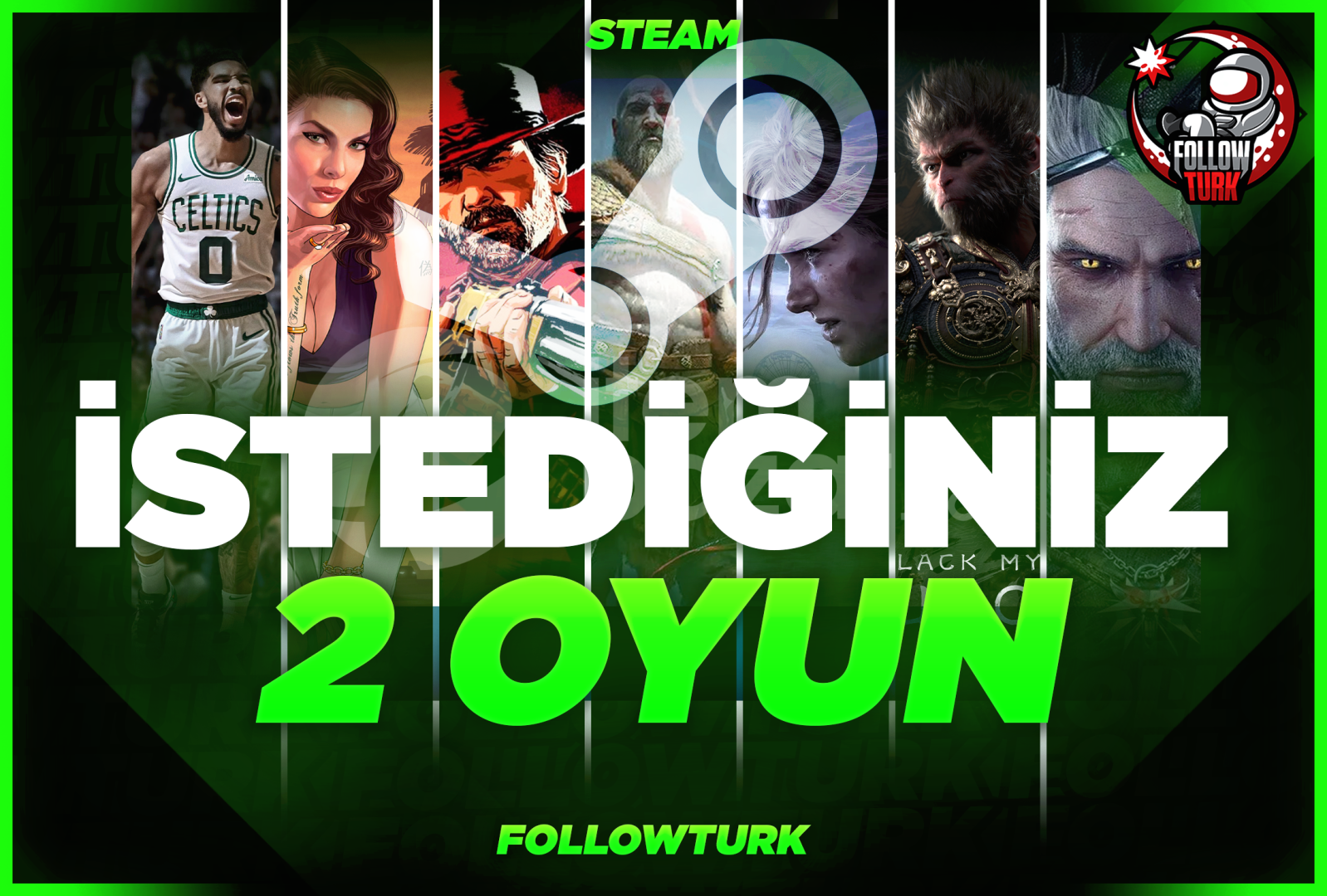 7/24 OTO SİZİN SEÇTİĞİNİZ 2 OYUN + GARANTİ