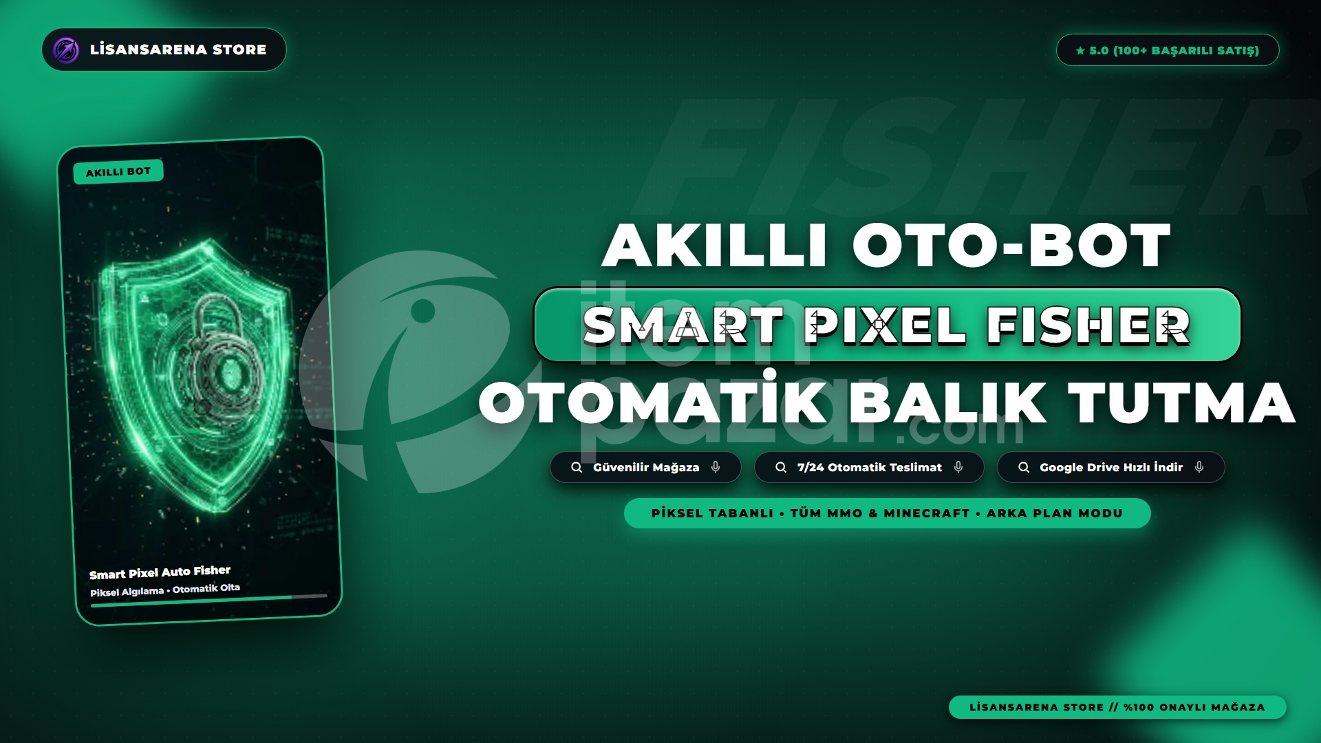 Smart Pixel Fisher Pro | Otomatik Balık Botu