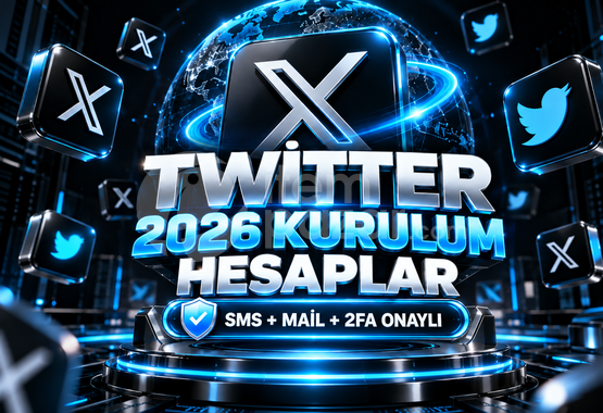 ⭐SMS MAİL 2FA ONAYLI TWİTTER 2026 HESAPLAR⚡