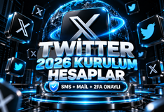 ⭐SMS MAİL 2FA ONAYLI TWİTTER 2026 HESAPLAR⚡