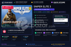 Sniper Elite 3 Garantili + Hediye