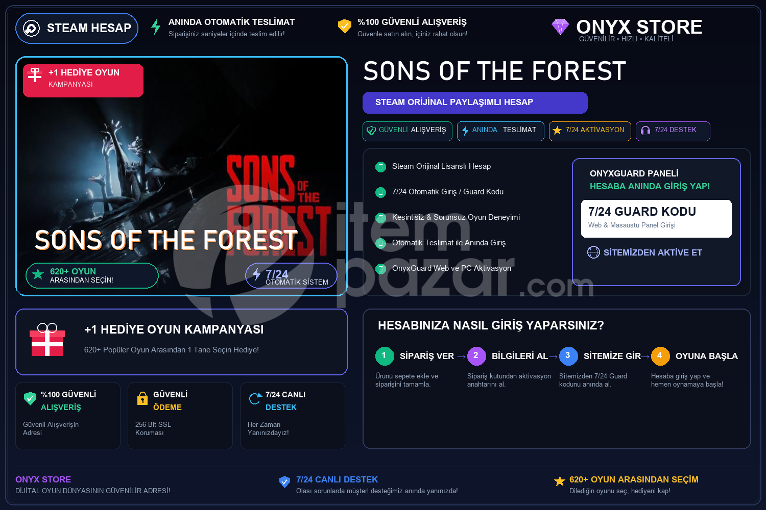 Sons Of The Forest Garantili + Hediye