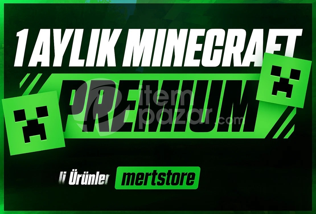 ⭐[SORUNSUZ] 1 Aylık Minecraft Premium⭐