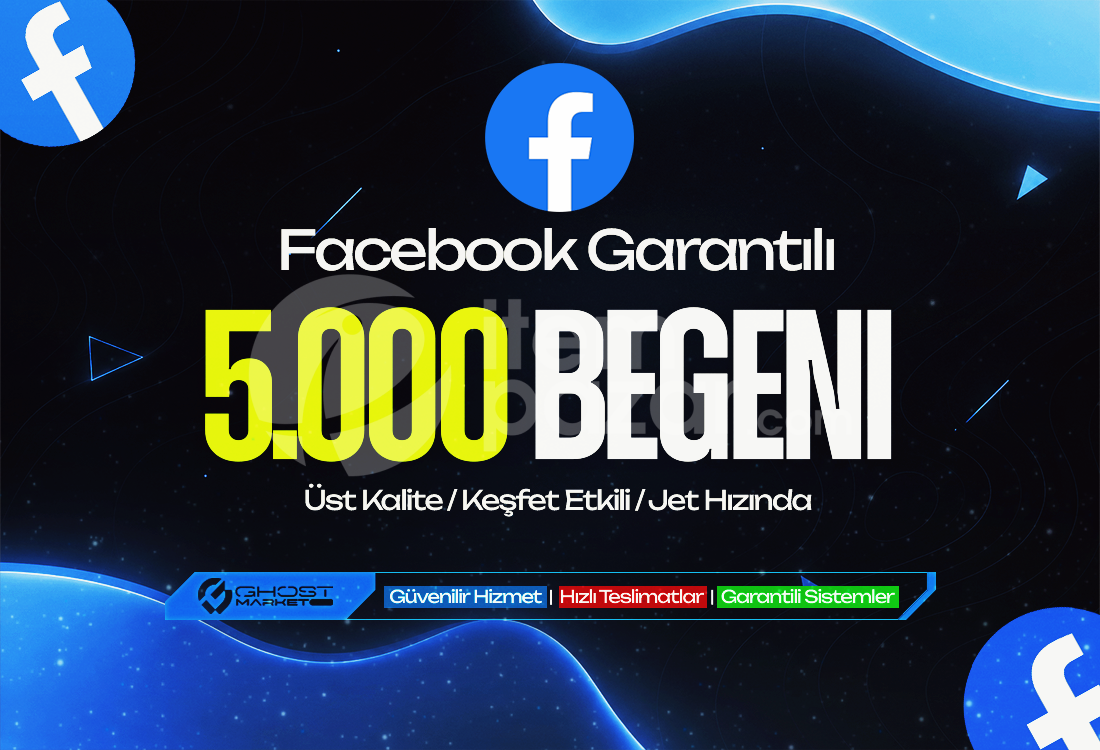 Sorunsuz - Facebook 5.000 Türk Beğeni